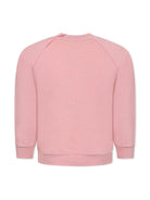 Felpa con stampa per neonata Molo rosa con girocollo 6S25J203 8283 MOLO 