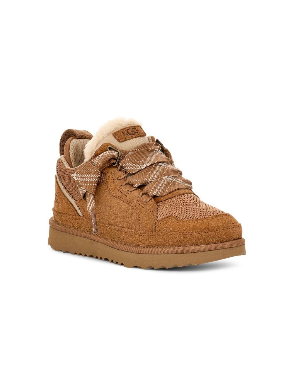 Sneakers Lowmel per bambino UGG Kids marroni con applicazione sulla linguetta con logo 1152410K CHE UGG 