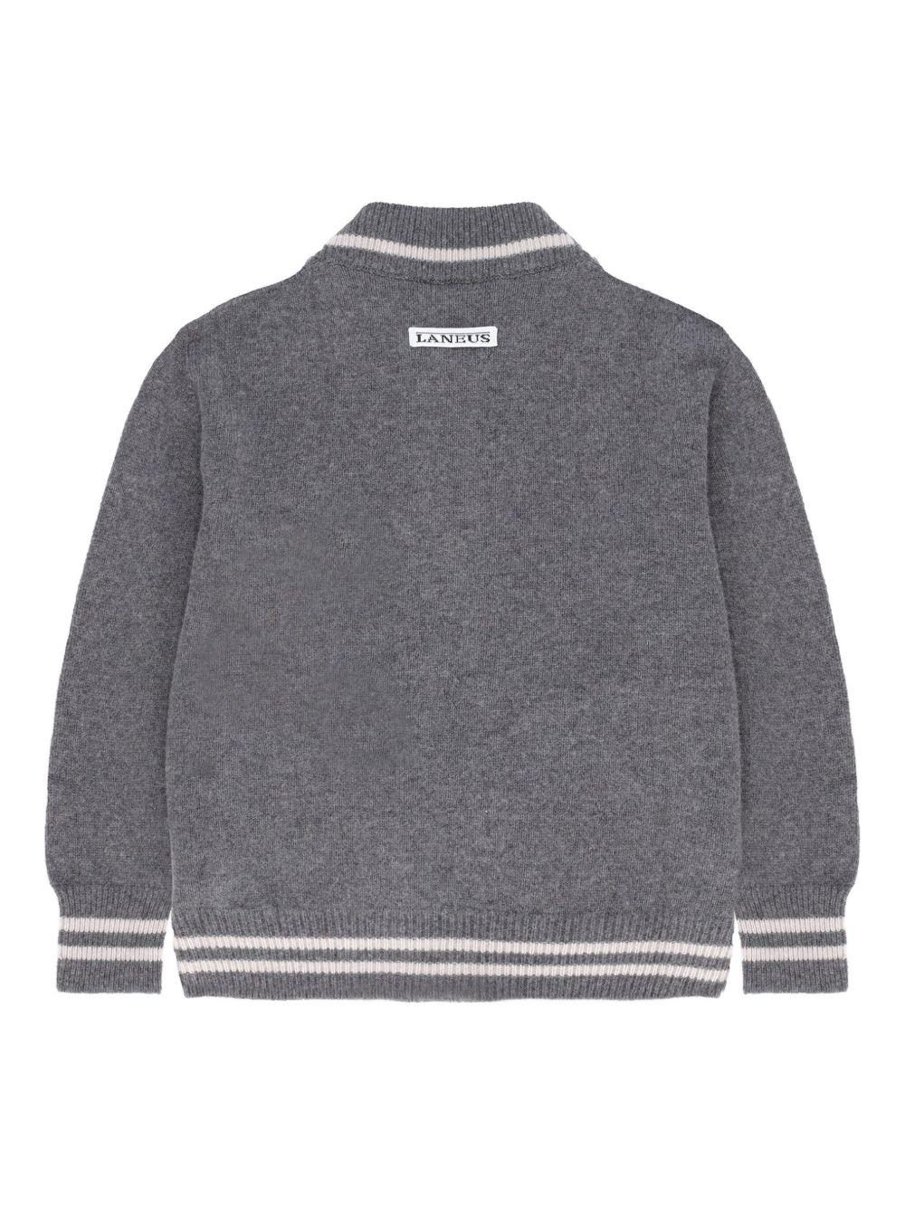 Giubbino per bambino Laneus Kids grigio con tasche laterali F5LKJUKJ037 104 LANEUS 