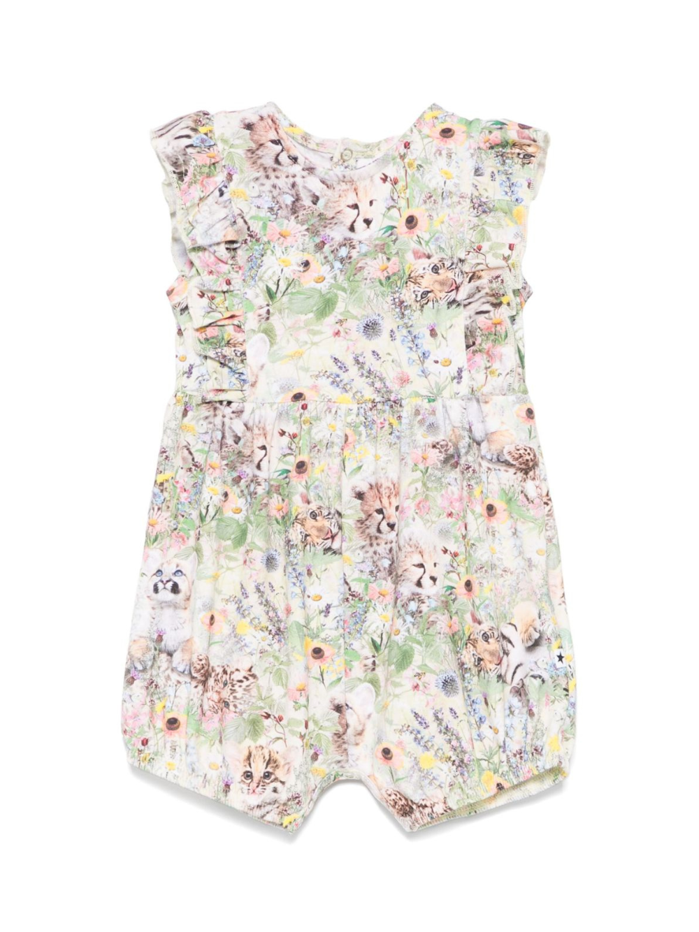 Tutina Felicia per neonato Molo multicolor con dettagli ruches 4S25B303 9278 MOLO 
