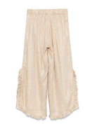 Pantaloni Pipp per bambina Donsje beige con trama metallizzata 4088300 00058 DONSJE 