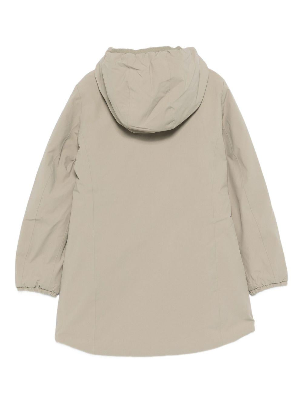 Giubbino per bambino K-Way Kids beige con cappuccio e cerniera K11517W B2M K-WAY KIDS 