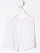 T-shirt per neonata Mariella Ferrari bianca con ricamo rosa C0C3 ROSA MARIELLA FERRARI 