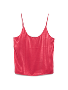 Top per donna Scotch & Soda rosso con design satinato U9A00723T 623 SCOTCH DONNA 