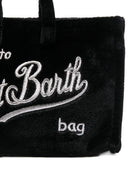 Phone Bag per bambina MC2 Saint Barth Kids nero in velluto PHONE008 00207I MC2 ST. BARTH KIDS 