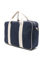 Borsa fasciatoio per neonati Balmain Kids blu con finiture a contrasto BY0608 Z3829 649AV BALMAIN KIDS 