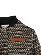 Giubbino per bambina Lanvin Enfant multicolore con polsini a coste N30311 P90 LANVIN 