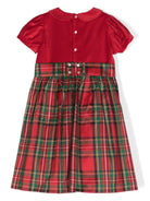 Abito per neonata Mariella Ferrari rosso con motivo tartan ABI9MC 040028 MARIELLA FERRARI 