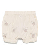 Pantaloncini per neonato Donsje Carson beige con ricamo all-over 3029802 00003 DONSJE 