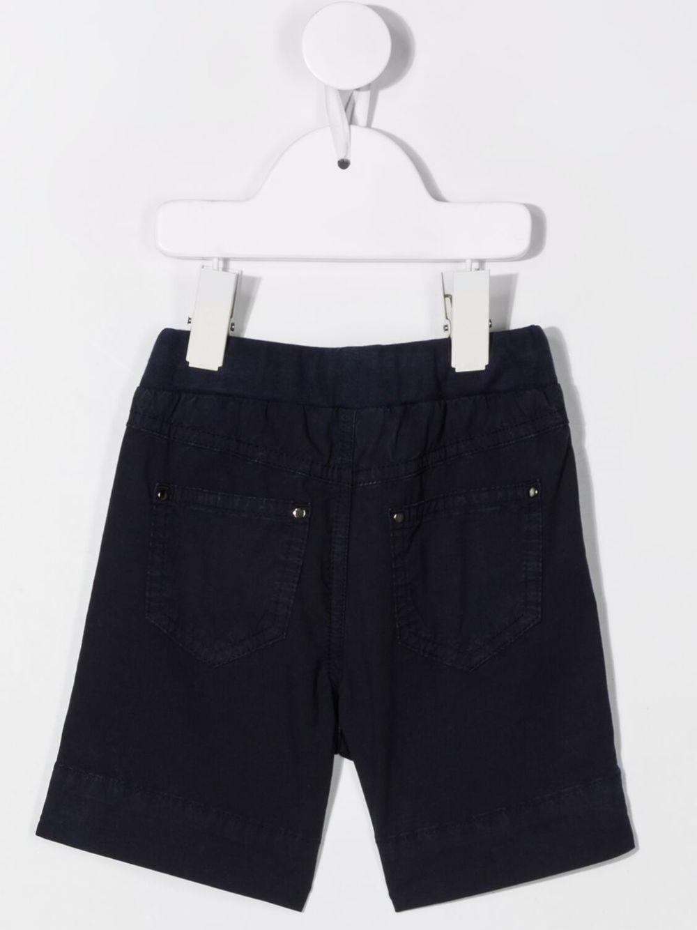 Shorts per neonato Il Gufo blu con coulisse P25PB074C6035 495 IL GUFO 