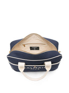 Borsa fasciatoio per neonati Balmain Kids blu con finiture a contrasto BY0608 Z3829 649AV BALMAIN KIDS 