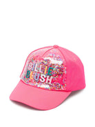 Cappello per bambina Billieblush fucsia con logo in rilievo U22009 499 BILLIEBLUSH 