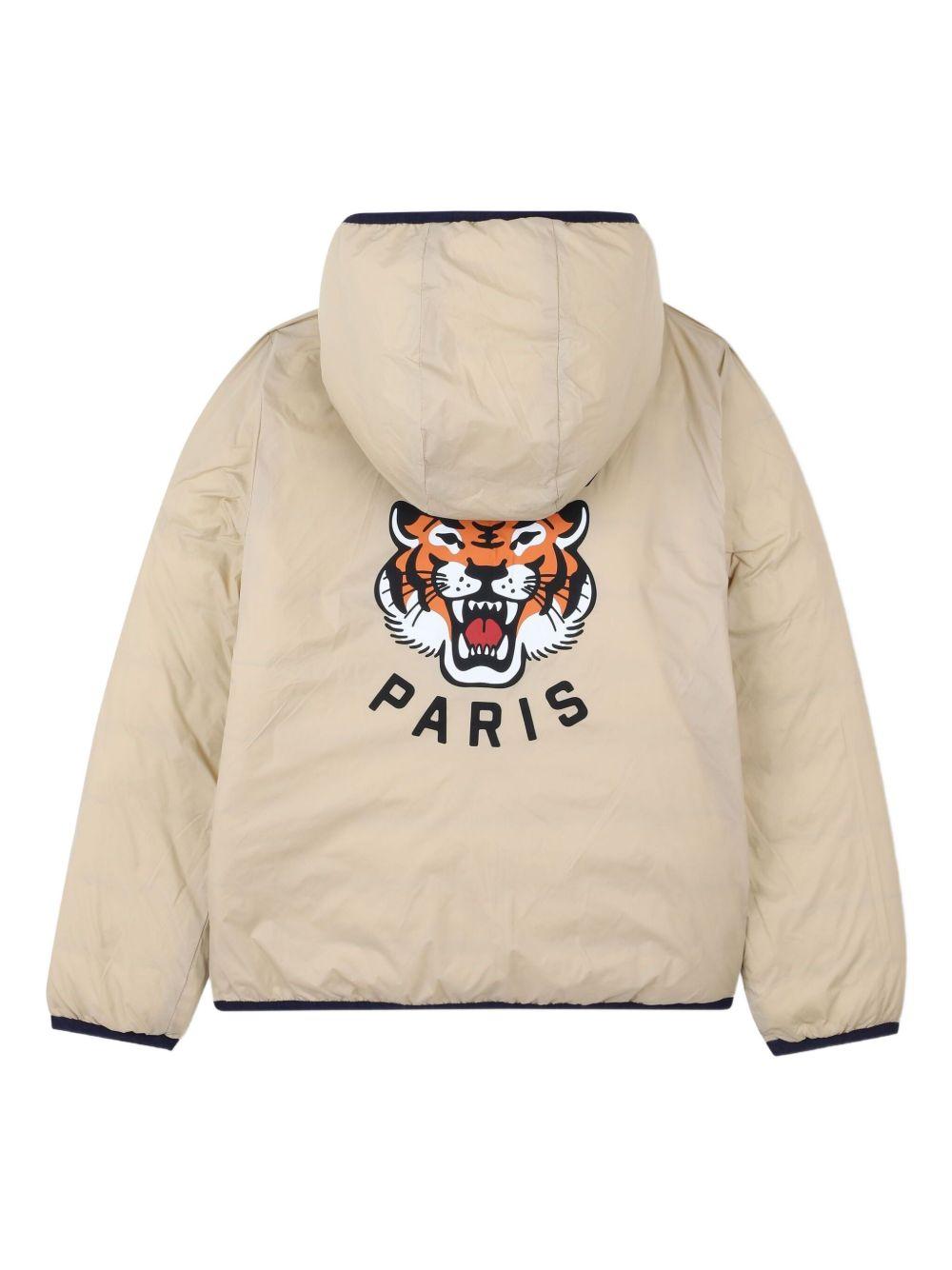 Giubbino per bambino Kenzo Kids multicolore con cappuccio K61470 V82 KENZO KIDS 