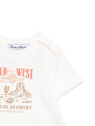 T-shirt per neonato Tartine Et Chocolat bianco con stampa CA10041 13 TArtine & Chocolat 
