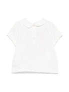 T-shirt per neonata Fendi Kids con stampa logo sul davanti e colletto classico BFI164 7AJ F1RAV FENDI KIDS 