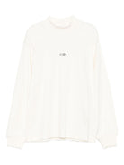 T-shirt per bambina MSGM Kids bianco con logo sul davanti F5MSJGTH192 013 MSGM KIDS 