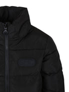 Piumino per bambino Stella McCartney Kids nero con applicazione logo TV2Q57 Z0537 930 STELLA McCARTNEY KIDS 