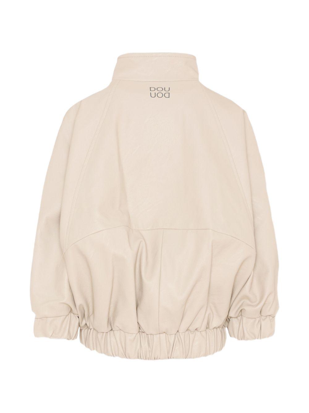 Giubbino per bambino Douuod Kids beige con chiusura con zip DY2P57 H0076 108 DOUUOD 