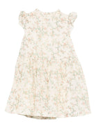 Abito per bambina Bonpoint bianco con stampa floreale all-over S06GDRW00018 547B BONPOINT 