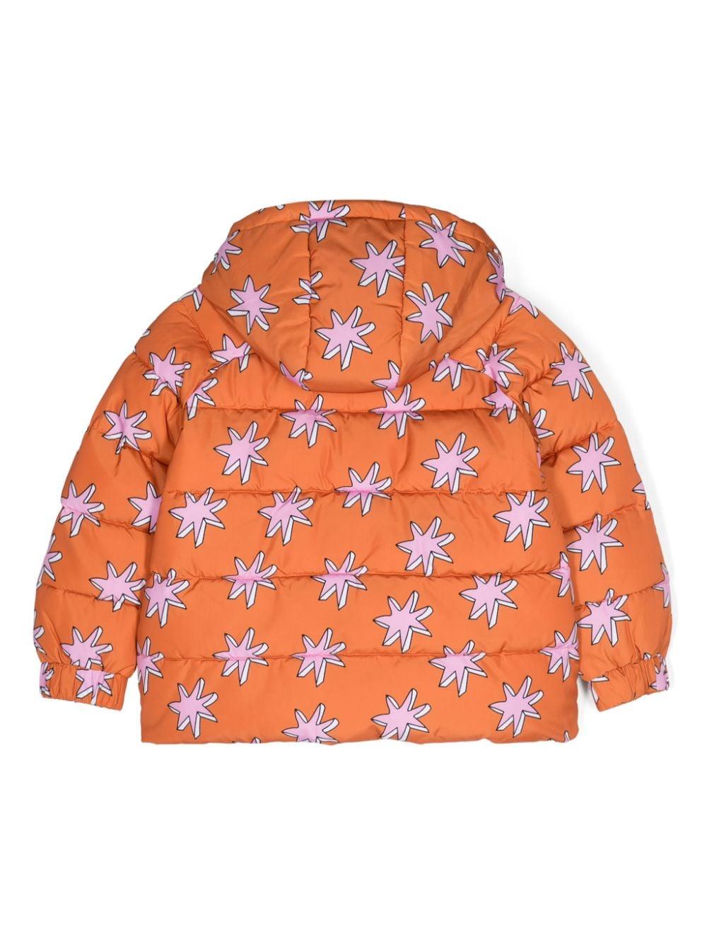 Piumino per bambina Stella McCartney Kids arancione con stampa grafica TV2B17 Z2051 403MC STELLA McCARTNEY KIDS 