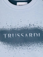 Felpa con stampa TIA24080FENB BLUE LIGHT TRUSSARDI JUNIOR 