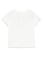 T-shirt per neonata Fendi Kids bianco con logo BFI167 7AJ F0TU9 FENDI KIDS 