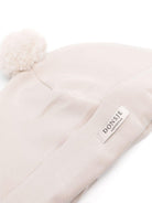 Berretto per neonati Donsje Miep beige con applicazione con orecchie da animale 6028002 00037 DONSJE 