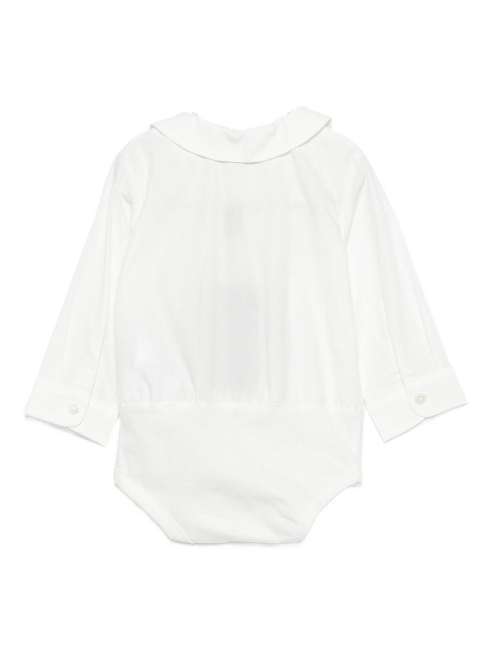 Body per neonati ETRO Kids bianco con colletto alla Peter Pan GX5000 P0013 101 ETRO KIDS 