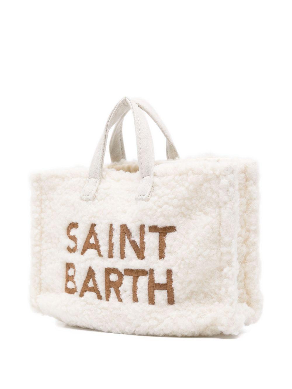 Phone Bag per bambina MC2 Saint Barth Kids bianca con dettaglio teddy PHONE004 01493I MC2 ST. BARTH KIDS 