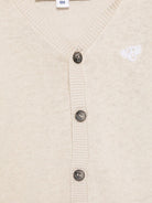 Cardigan per neonato Tartine Et Chocolat beige con ricamo e bordo a contrasto CA18051 17 TArtine & Chocolat 