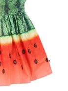 Abito per bambina Molo multicolore con stampa grafica all-over 4S25E111 9325 MOLO 