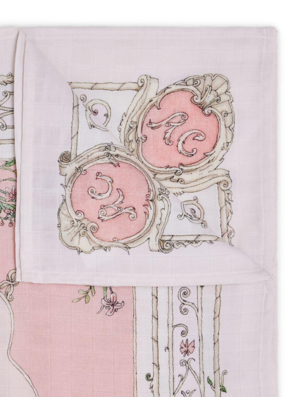 Lenzuola da culla per neonati Atelier Choux multicolore con stampa illustrazione CA-CQ-TAP P-U ATELIER CHOUX PARIS 