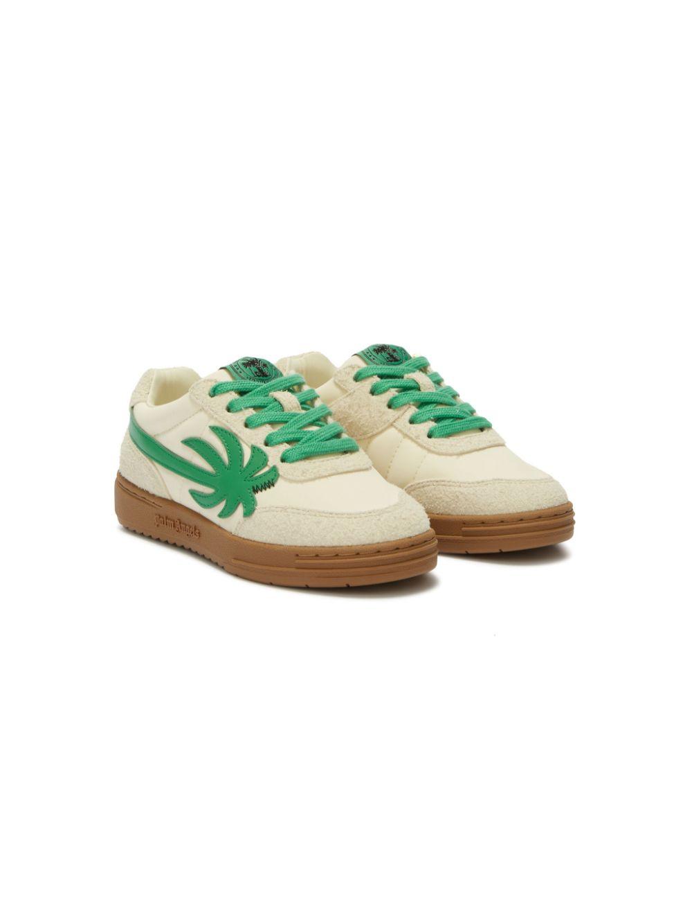 Sneakers Palm Beach University per bambino Palm Angels Kids beige con punta tonda PBIA015S25FAB001 6155 PALM ANGELS KIDS 