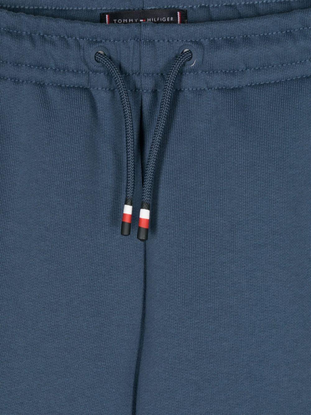 Pantaloni da tuta a righe a contrasto per bambino Tommy Hilfiger Junior blu con elastico in vita KB0KB09121 DBZ TOMMY HILFIGER JUNIOR 