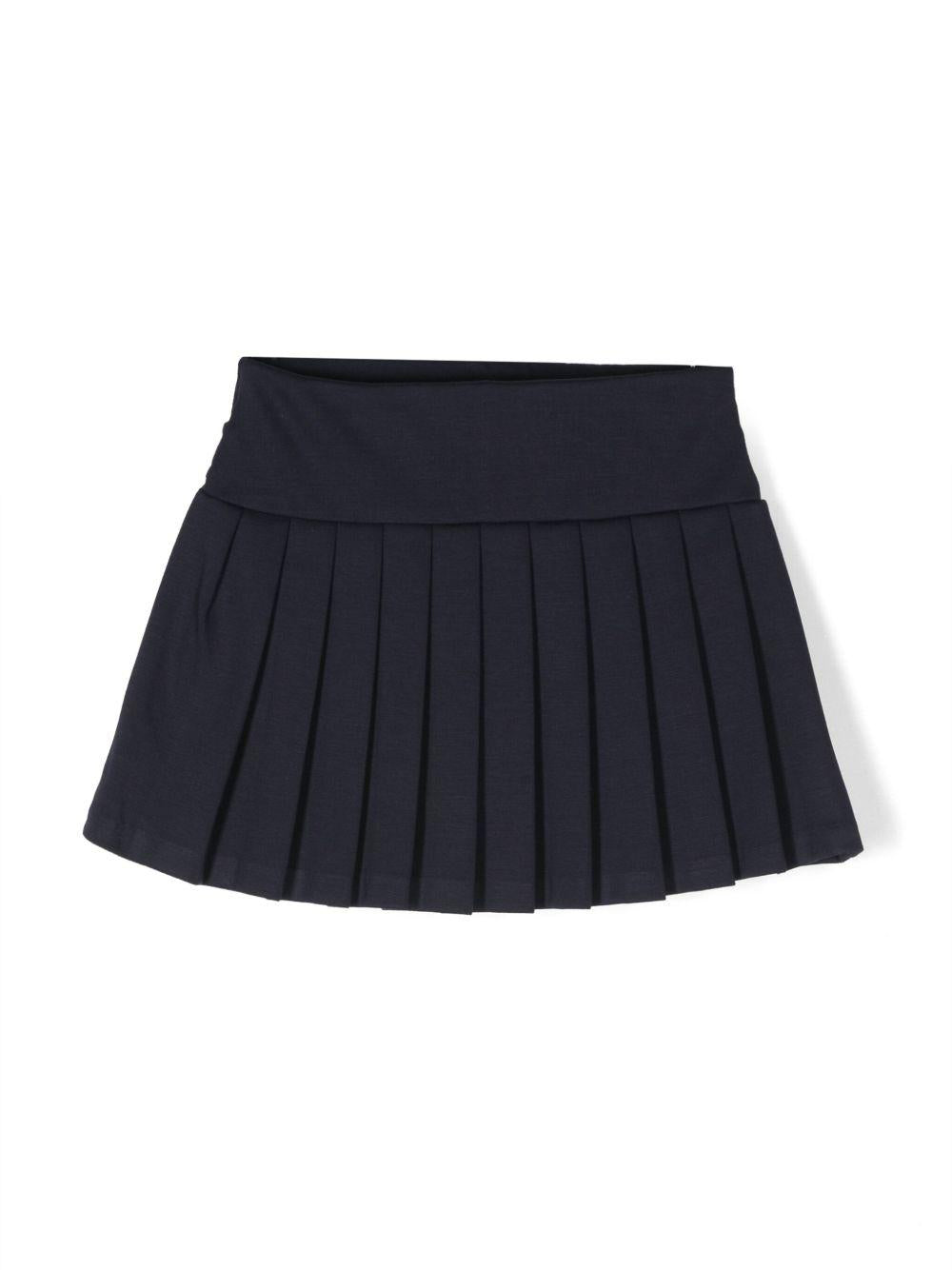 Gonna per bambina POLO RALPH LAUREN KIDS blu a vita alta plissettata 312749584 001 Ralph Lauren kids 