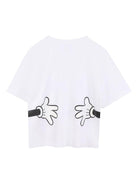 T-shirt per bambino Marc Jacobs Kids x Disney Mickey Mouse bianca con stampa grafica W60588 10P THE MARC JACOBS KIDS 