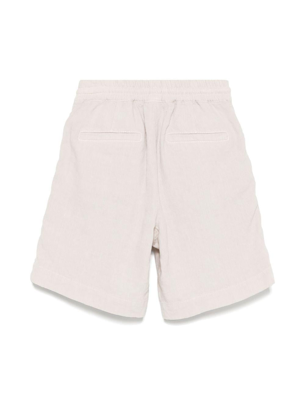 Shorts per bambino Brunello Cucinelli Kids beige con fiammatura B236PP902 C6008 BRUNELLO CUCINELLI KIDS 