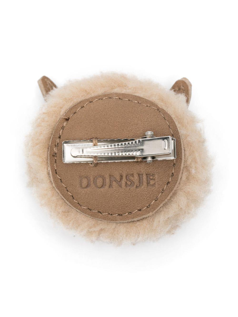 Fermaglio per bambina Donsje Ploto beige con orecchie da animale 6025001 CF005 DONSJE 