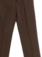 Pantaloni per bambino Paolo Pecora Kids marrone con coulisse PP4238 EBANO PAOLO PECORA KIDS 