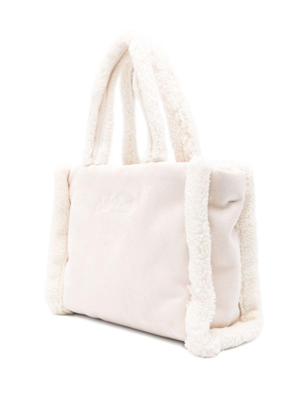 Borsa Colette per bambina MC2 Saint Barth Kids beige con dettagli in shearling COL0031 00208I MC2 ST. BARTH KIDS 