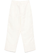 Pantaloni da donna The M beige Rory con chiusura frontale nascosta RORY LATTE THE M 