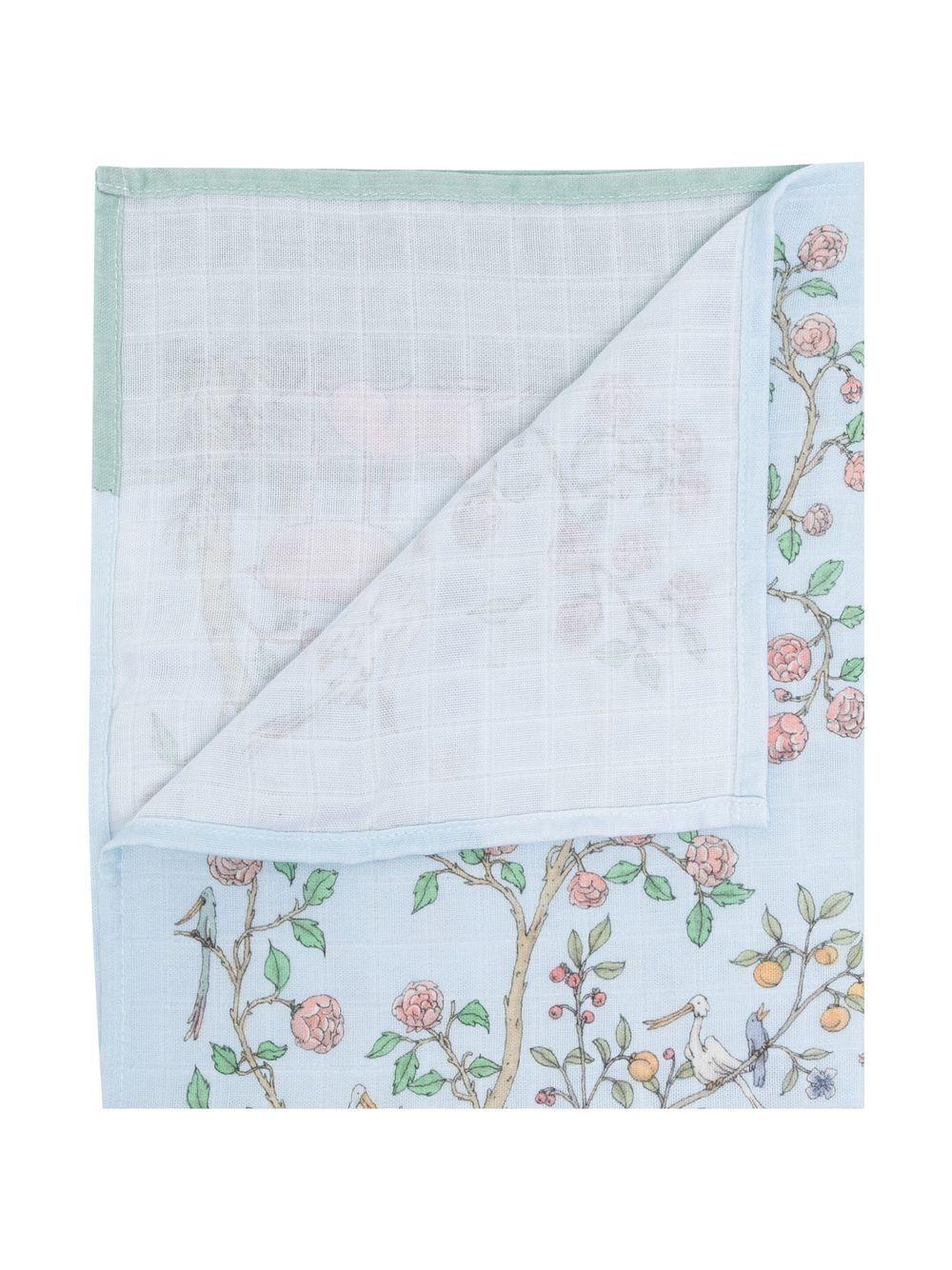 Coperta per neonati Atelier Choux azzurra con stampa all-over CA-CQ-IBB L-U ATELIER CHOUX PARIS 