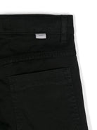Pantaloni cargo neri per bambino con logo sul retro Paolo Pecora Kids PP3860 NERO PAOLO PECORA KIDS 