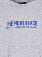 Felpa per bambino The North Face grigio con cappuccio con stampa logo NF0A89HB DYX1 THE NORTH FACE 