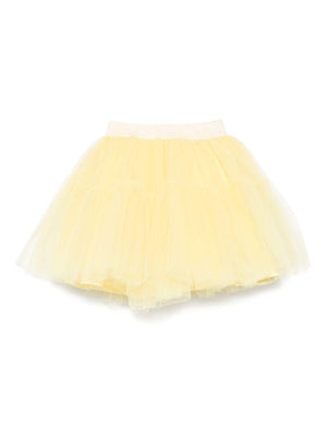 Monnalisa yellow tulle skirt for girls