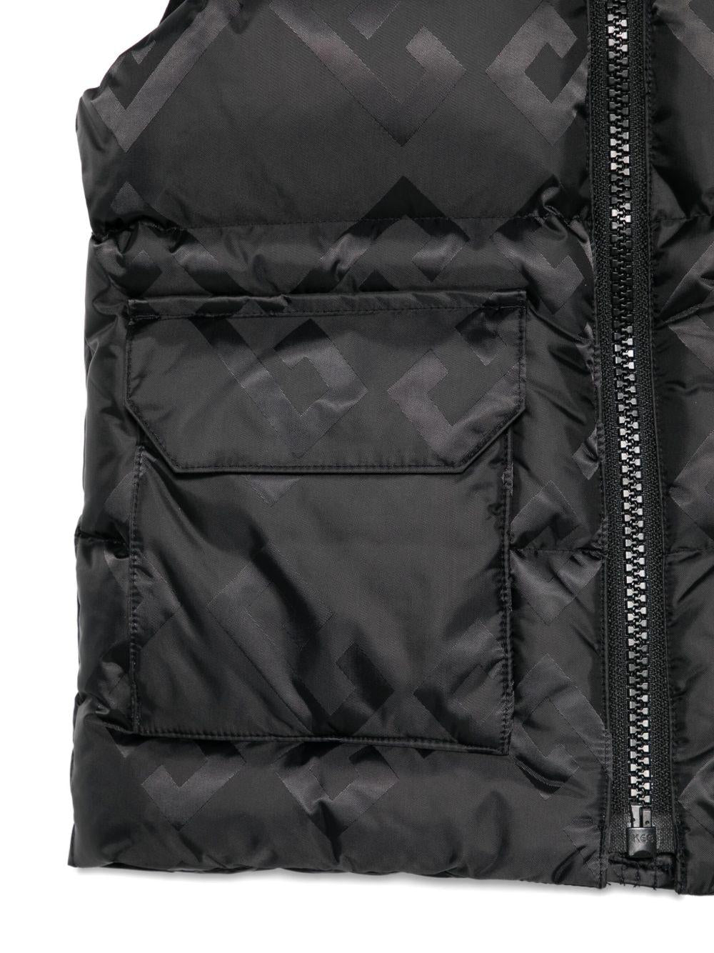Gilet per bambino Givenchy Kids nero con motivo monogramma H30932 09B GIVENCHY KIDS 