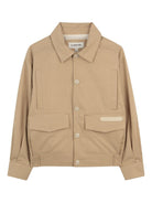 Giacca per bambino Lanvin Enfant marrone chiaro con tasche N30373 209 LANVIN 