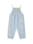 Salopette Smockee Lilisy per neonata Bonpoint blu con spalline sottili S05XPAW00003 510A BONPOINT 