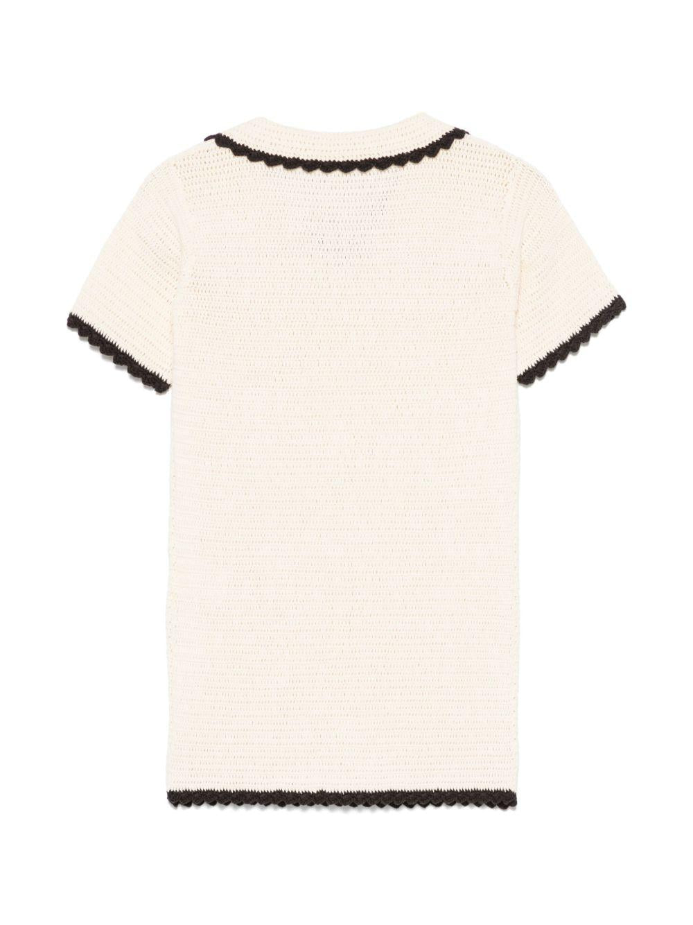 Abito Elaine per bambina Bonpoint beige con scollo a V S05GDRK00020 903 BONPOINT 