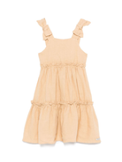 Abito per bambina Donsje Janne beige con dettaglio fiocco 4076800 00012 DONSJE 